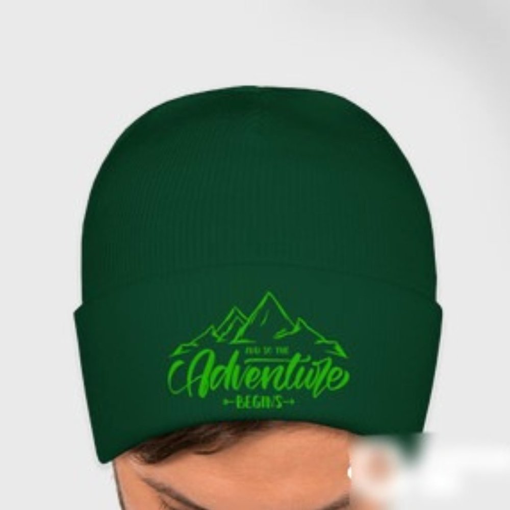 Custom Jack McDavid x Port & Company Fleece Lined Cuff Beanie Adult Unisex x12